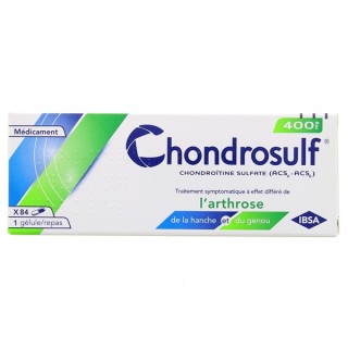 Chondrosulf 400mg Arthrose - 84 gélules - Pharmacie en ligne IllicoPharma