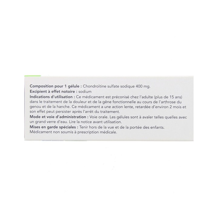 Chondrosulf 400mg Arthrose - 84 gélules - Pharmacie en ligne IllicoPharma