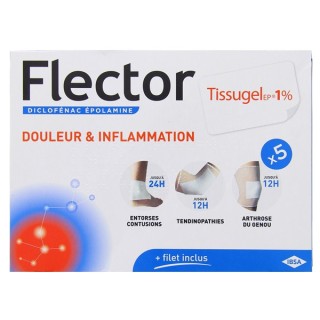 Flector Tissugel EP 1% Emplâtre, Douleurs articulaires et musculaires - IllicoPharma