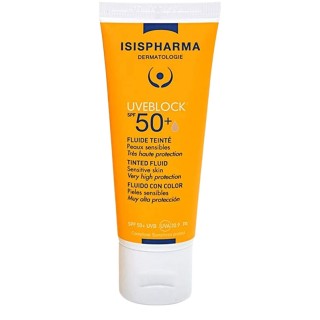 UVEBLOCK SPF50+ Fluide teinté - 40ml - Isispharma - IllicoPharma