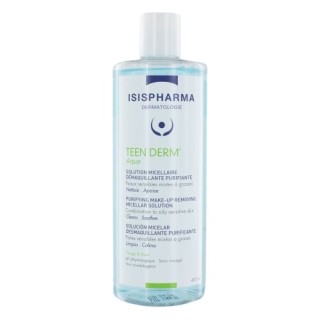 TEEN DERM Aqua Solution micellaire purifiante  - 400ml - Isispharma - IllicoPharma