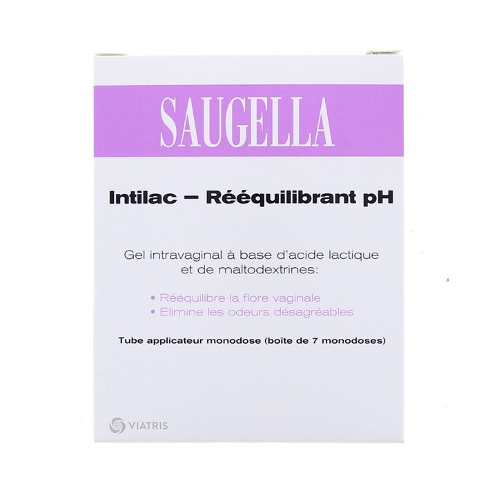 Gel Intilac Rééquilibrant pH - 7 monodoses - Saugella - IllicoPharma