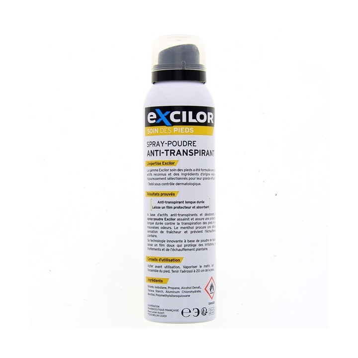 Excilor Spray-poudre Anti-transpirant 150ml - Illicopharma