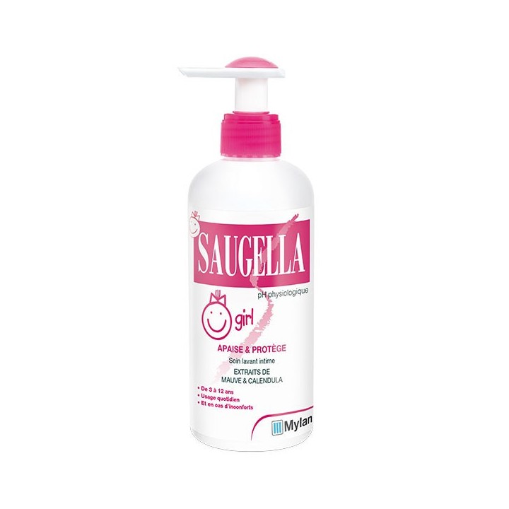 Girl Soin Lavant Intime Apaise & Protège 200ml - Saugella - IllicoPharma