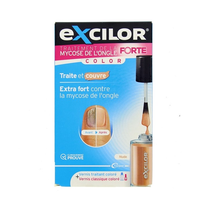 Excilor Forte Color Nude Mycose de l'ongle 30ml - IllicoPharma