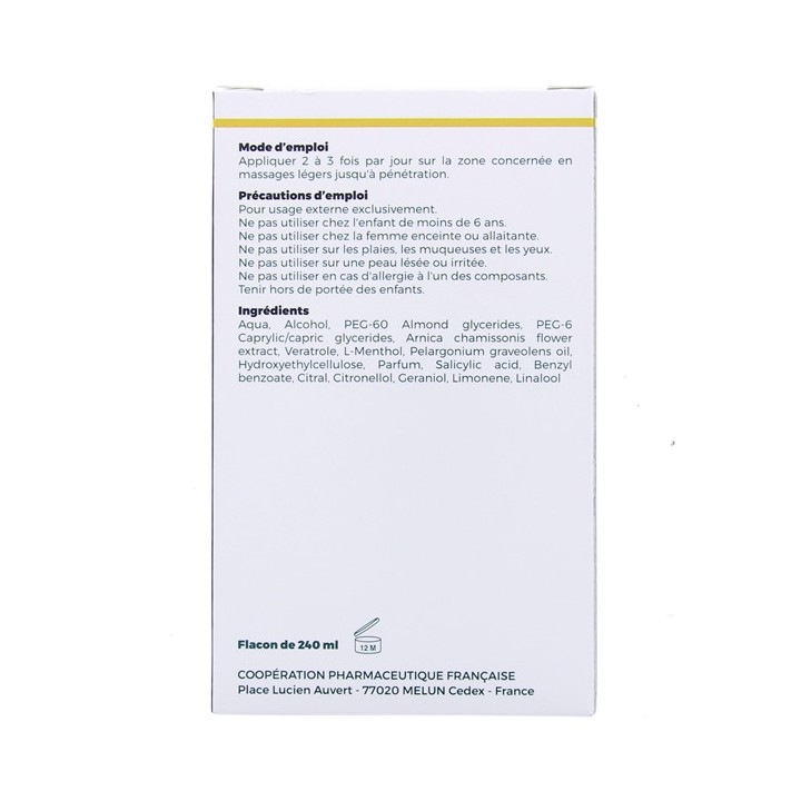 Arnican Friction 240ml - Cooper - Pharmacie sur internet IllicoPharma