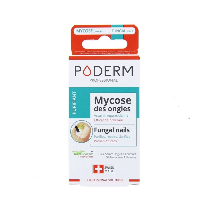 Huile-Sérum Purifiant Mycose des ongles 8ml - Poderm - IllicoPharma