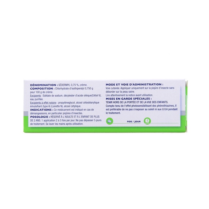 Sedermyl 0,75% Crème 35g, Irritations, cicatrisations, e-Pharmacie IllicoPharma