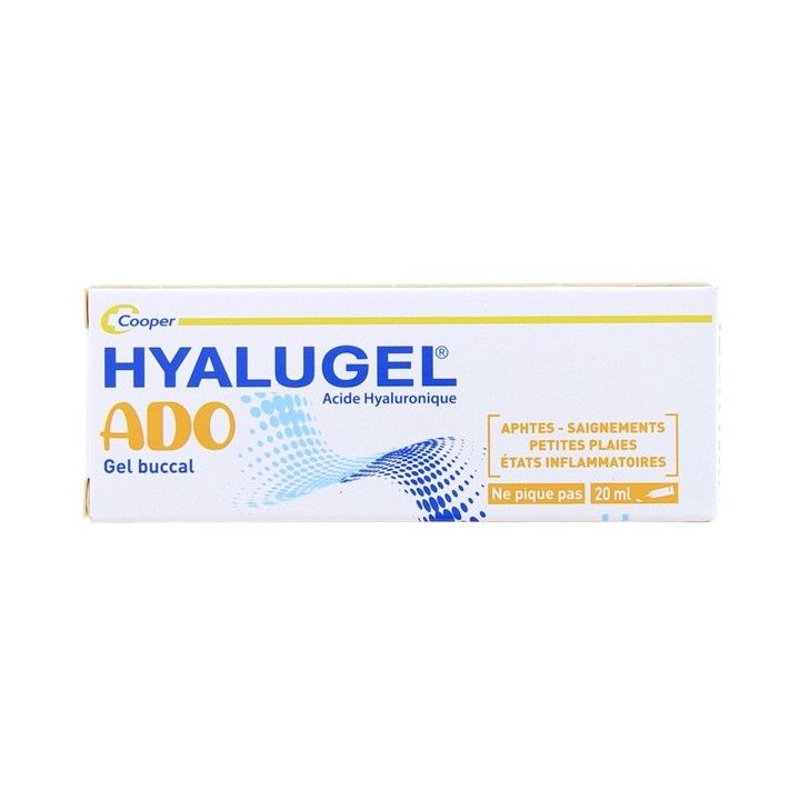 Hyalugel Ado Gel Buccal 20ml - Cooper - IllicoPharma