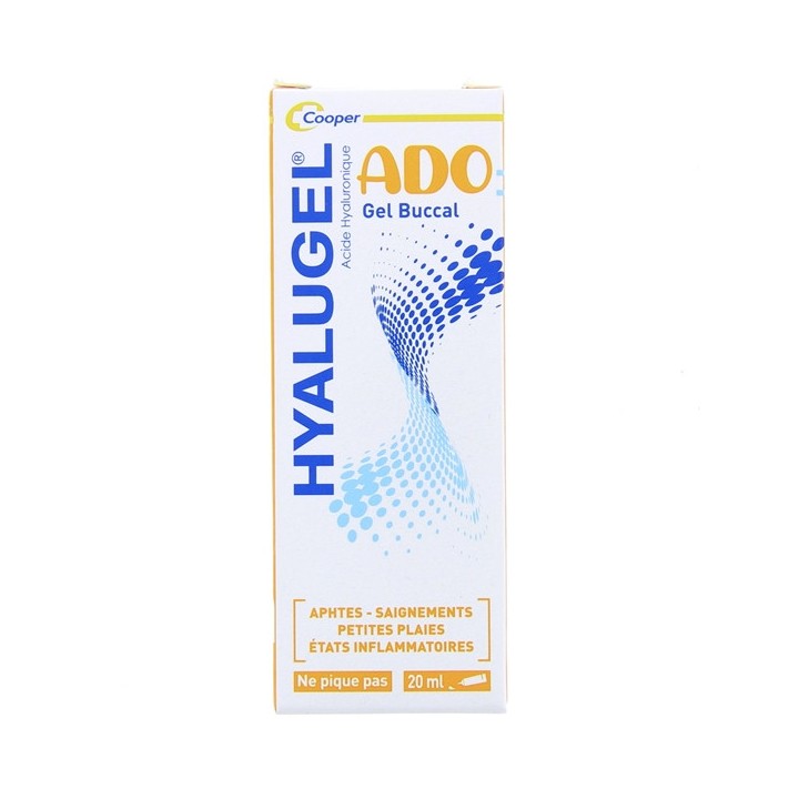 Hyalugel Ado Gel Buccal 20ml - Cooper - IllicoPharma