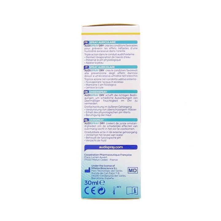 Audispray Dry Soin des oreilles 30ml - Cooper - IllicoPharma