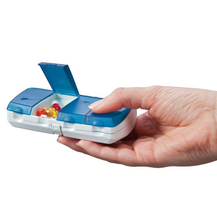 Pilbox Daily Pilulier Journalier Bleu - IllicoPharma