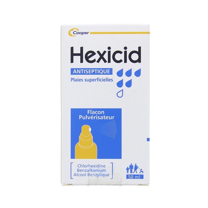 Hexicid Antiseptique 50ml - Cooper - IllicoPharma
