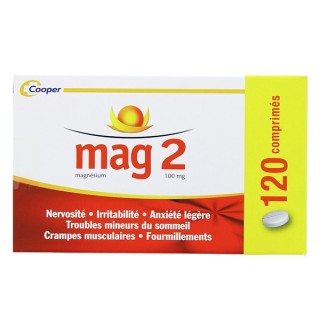 Mag 2 Magnésium 100mg - Pharmacie française en ligne - IllicoPharma