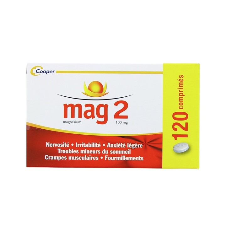Mag 2 Magnésium 100mg - Pharmacie française en ligne - IllicoPharma