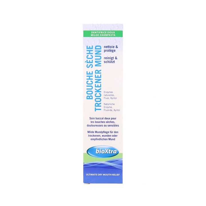 BioXtra Dentifrice Doux Bouche Sèche 75ml - IllicoPharma