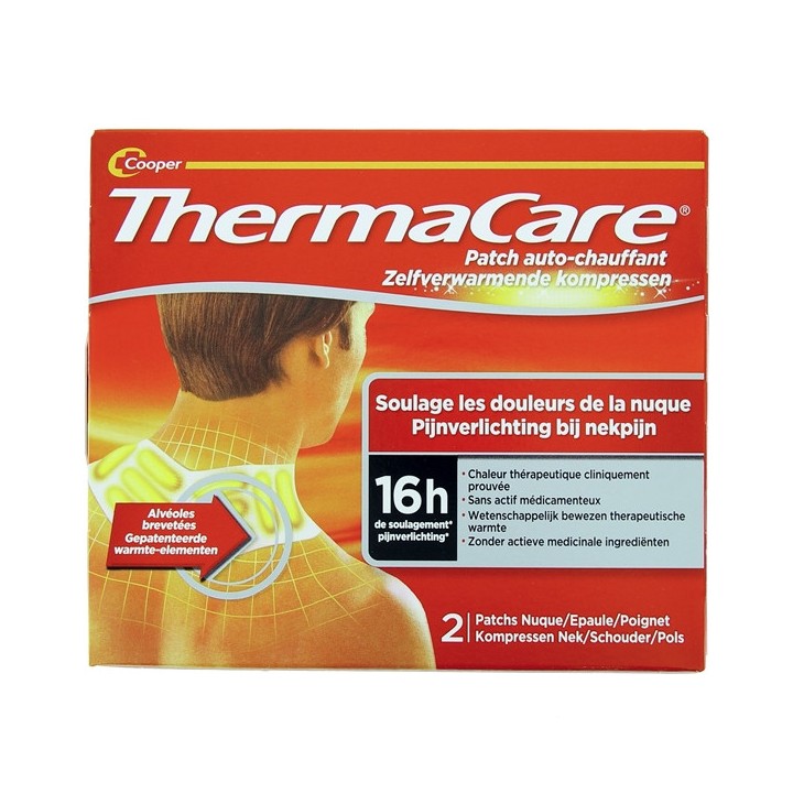 ThermaCare - 2 Patchs Auto-chauffants Nuque Epaule Poignet - IllicoPharma