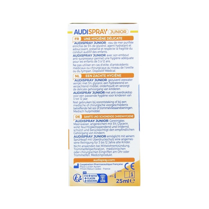 Audispray Hygiène de l'oreille Junior 25ml