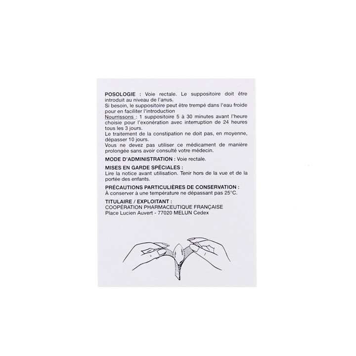 Cristal Nourrissons - 10 Suppositoires - Cooper - Constipation - IllicoPharma