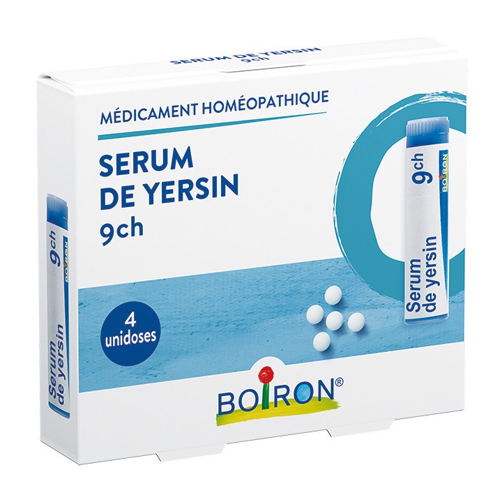 Serum de Yersin 9ch doses Boiron - 4 unidoses
