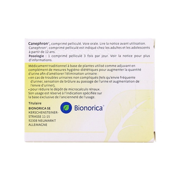 Canephron Troubles urinaires - 30 comprimés - Boiron - IllicoPharma