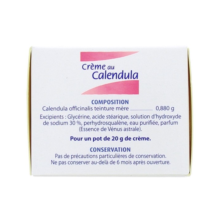 Crème Calendula 20g, Dermatologie, cheveux, ongles, e-Pharmacie IllicoPharma