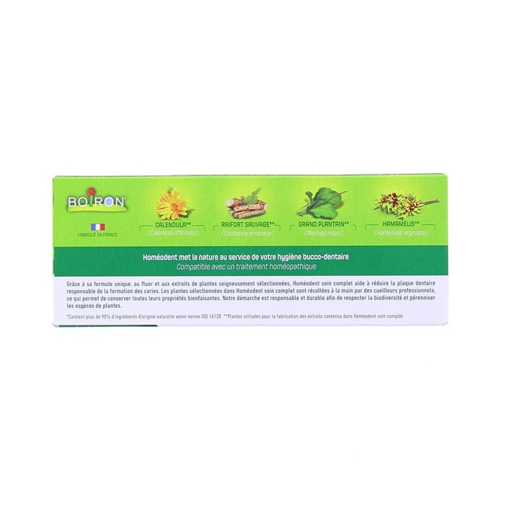 Homéodent dentifrice chlorophylle 75ml - Boiron - Dentifrice - IllicoPharma