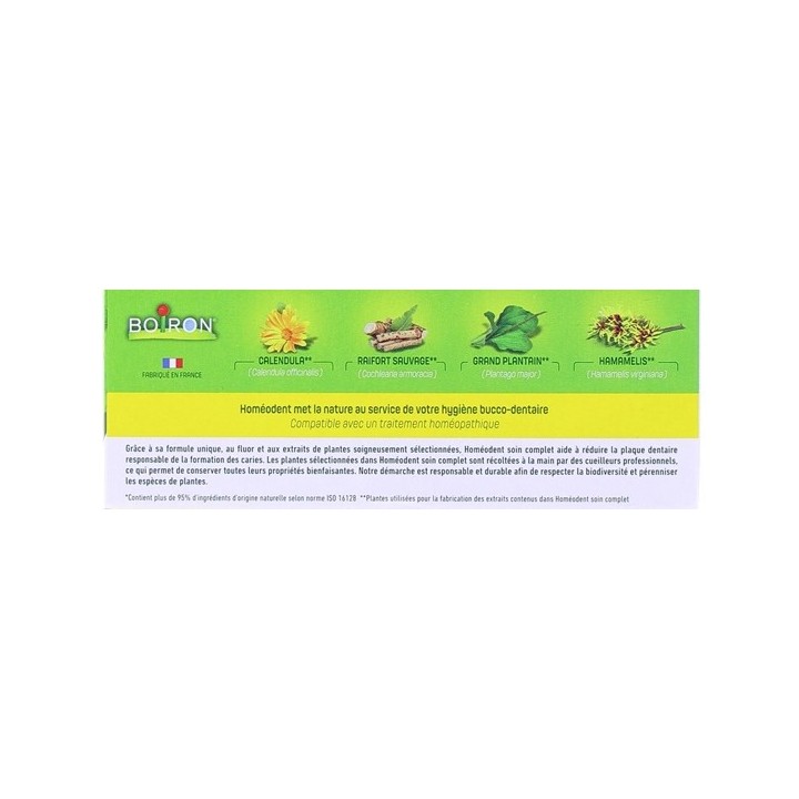 Homéodent dentifrice Citron 75ml - Boiron - Dentifrice adulte - IllicoPharma