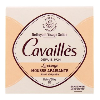 Nettoyant Visage Solide Mousse Apaisante 70g - Cavaillès - IllicoPharma