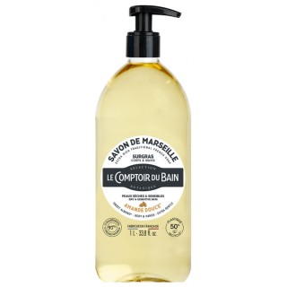 Savon Liquide Surgras Amande 1L Le comptoir du bain – IllicoPharma