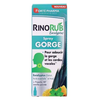 RinoRub Eucalyptus Spray Gorge 15ml - Forté Pharma - IllicoPharma