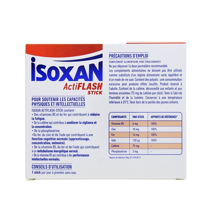 Isoxan ActiFlash - 28 sticks - IllicoPharma