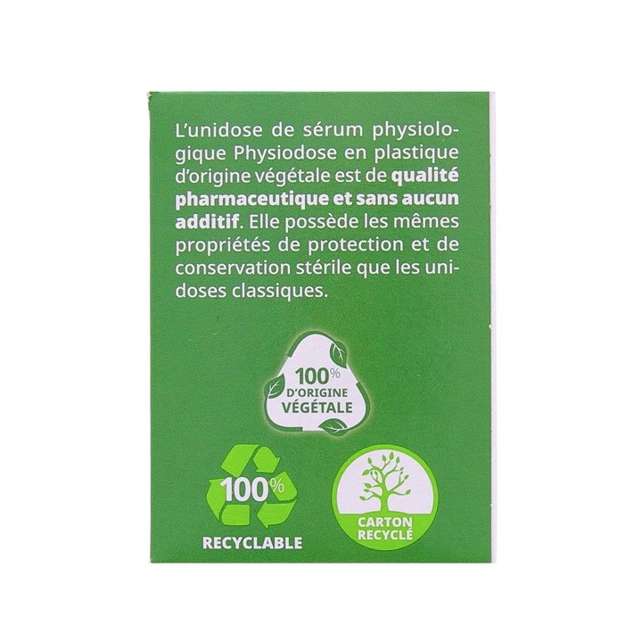 Physiodose Sérum Physiologique Stérile Végétale 40x5ml - Gilbert - IllicoPharma