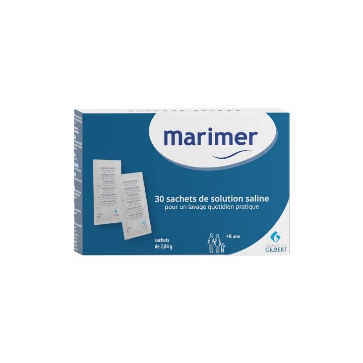 Marimer Sachets recharge Kit lavage nasale x30 - Gilbert - IllicoPharma