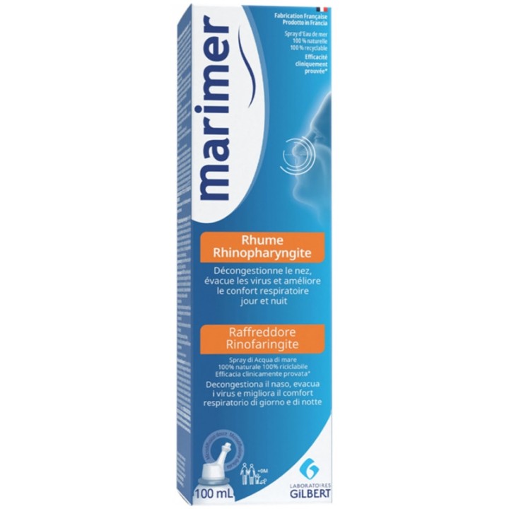Marimer Rhume Rhinopharyngite Spray 100ml - Gilbert - IllicoPharma