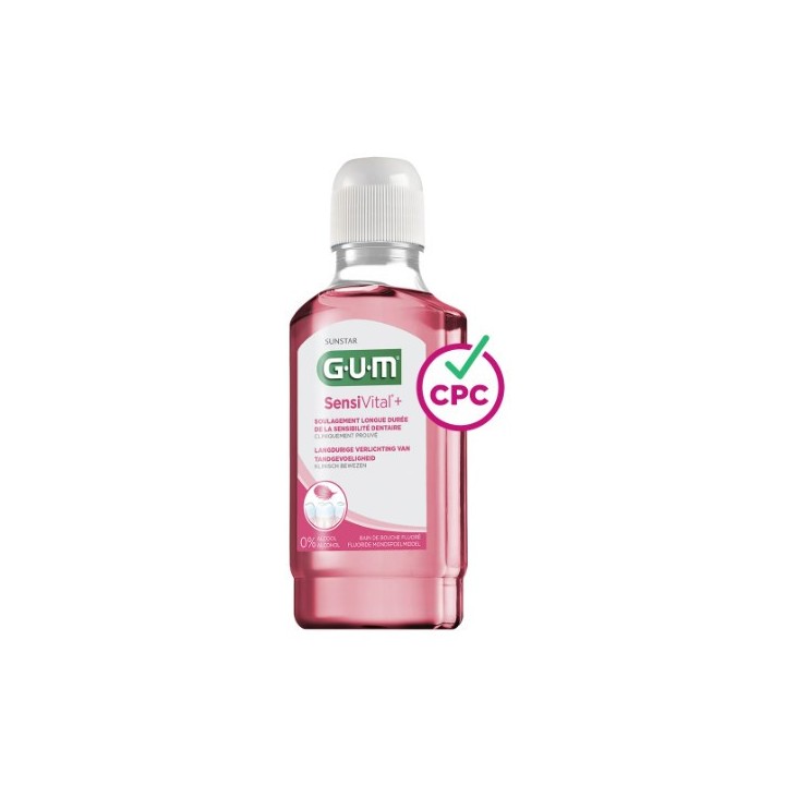 Bain de bouche SensiVital+ Dents sensibles 300ml - Gum - IllicoPharma