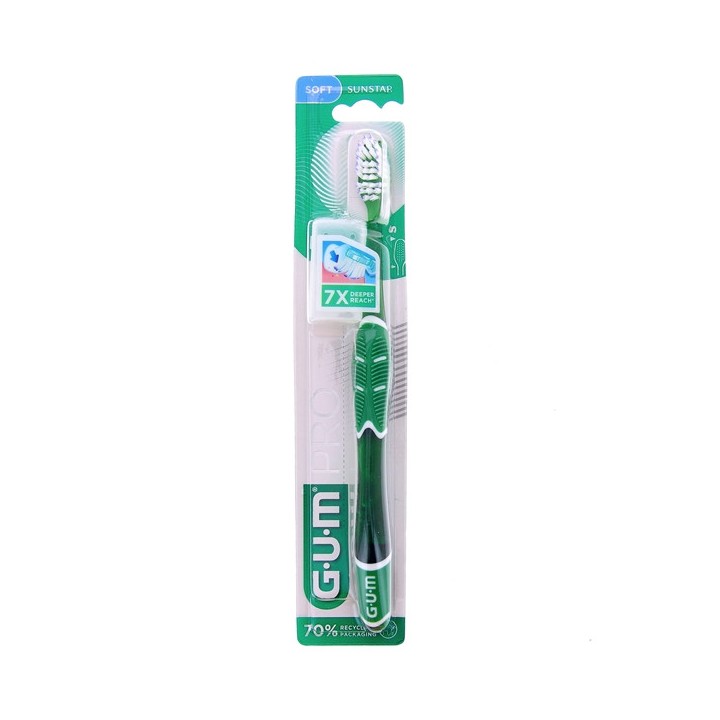 Brosse à dents Pro Souple Compacte 525 - Gum - IllicoPharma