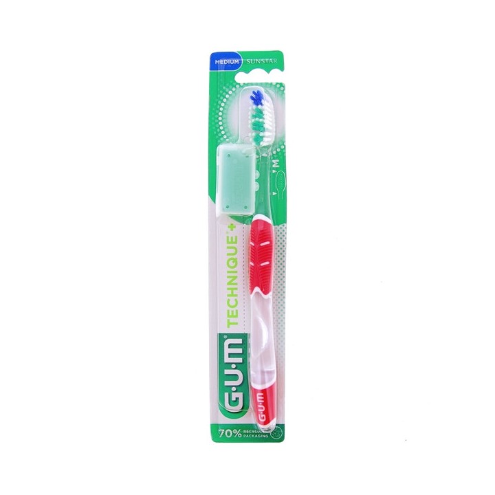 Brosse à dents Technique + Medium Normale 492 - Gum - IllicoPharma