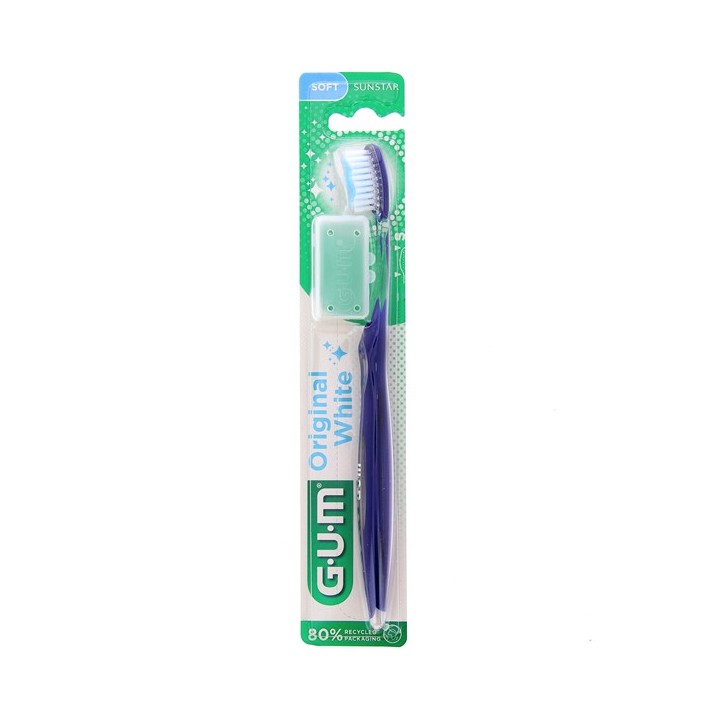 Brosse à dents Original White Souple Compacte 561 - Gum - IllicoPharma