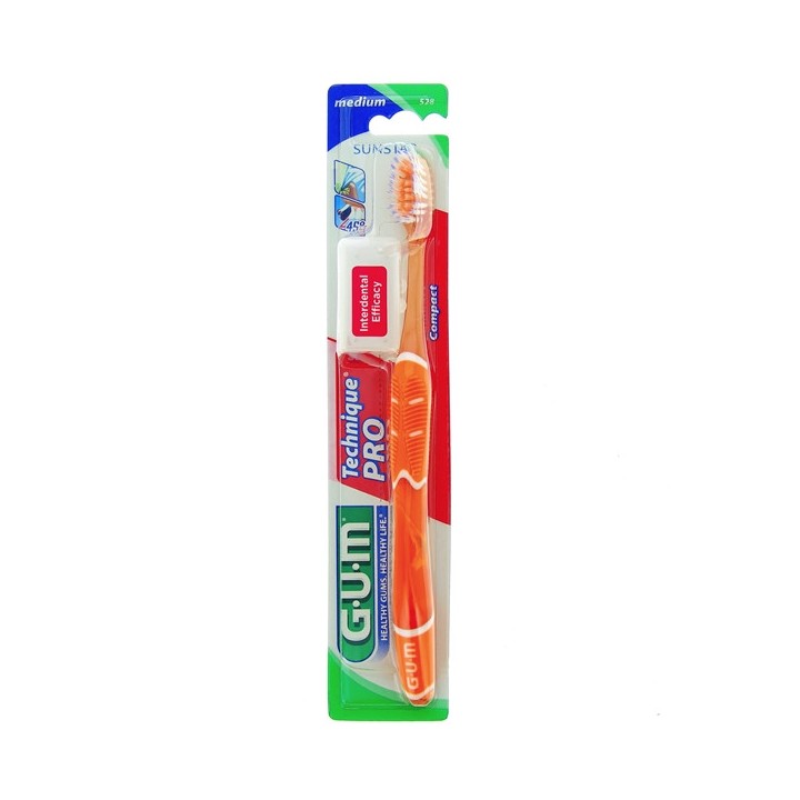 Brosse à dents Pro Medium Compacte 528 - Gum - IllicoPharma