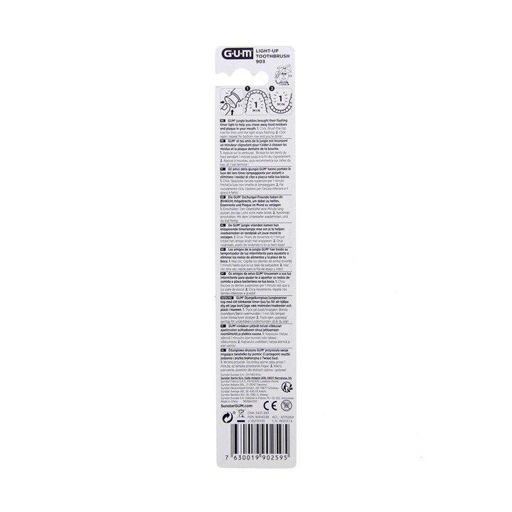Brosse à dents Junior 6+ Timer Light - Gum - IllicoPharma