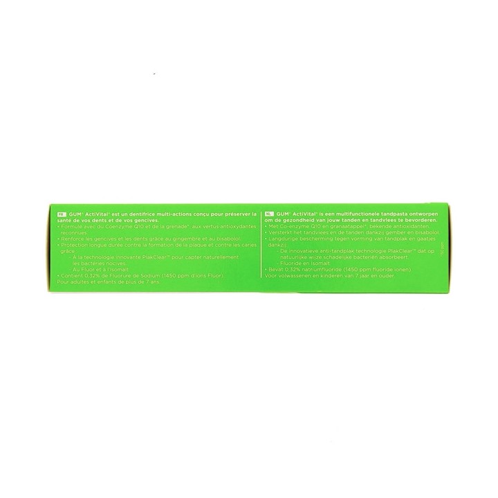 Dentifrice ActiVital 75ml - Gum - IllicoPharma