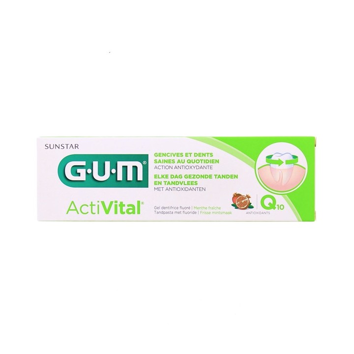 Dentifrice ActiVital 75ml - Gum - IllicoPharma