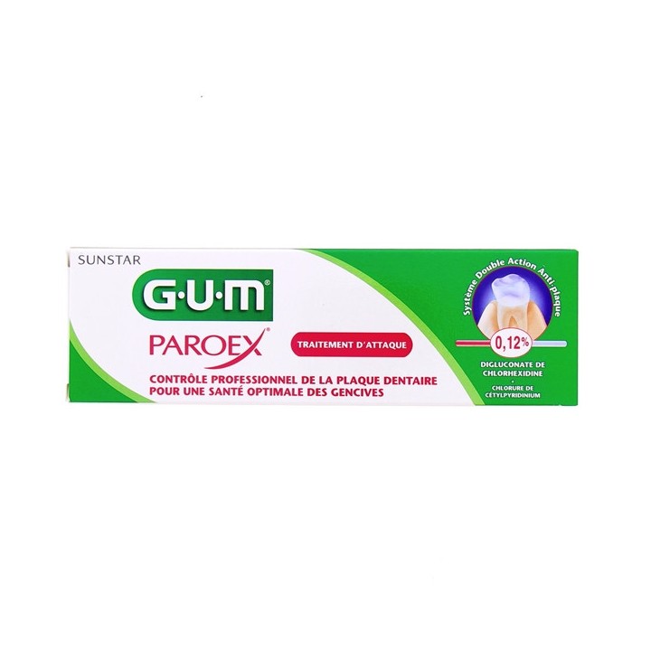 Dentifrice Paroex 75ml - Gum - IllicoPharma