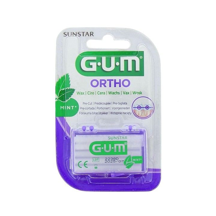 Cire translucide Mentholée Ortho Prédécoupée - Gum - IllicoPharma