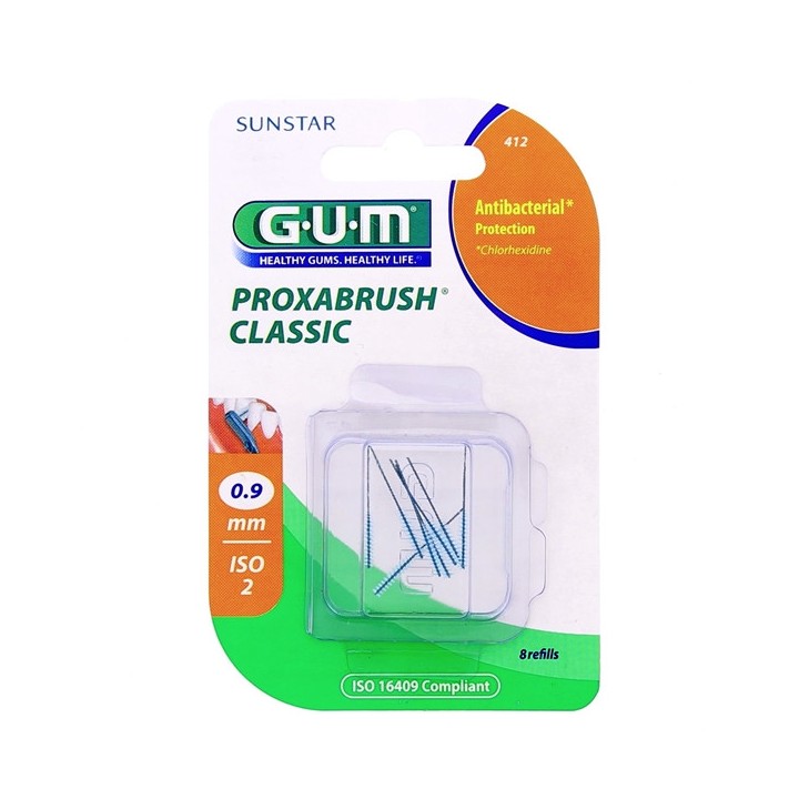 Proxabrush Classic Recharge 0,2mm x8 Brossettes - Gum - IllicoPharma