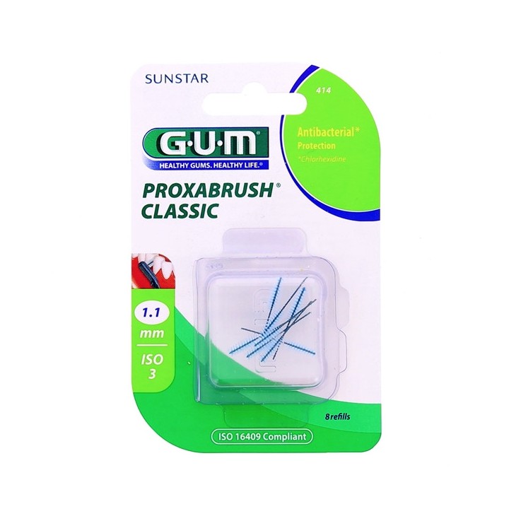 Proxabrush Classic Recharge 1,1mm x8 Brossettes - Gum - IllicoPharma