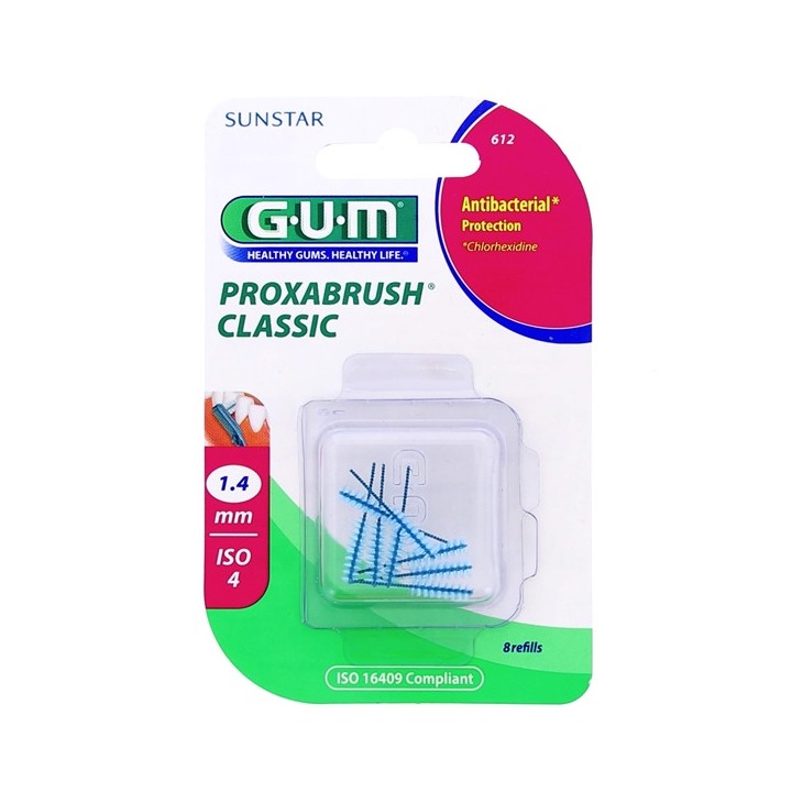 Proxabrush Classic Recharge 1,4mm x8 Brossettes - Gum - IllicoPharma