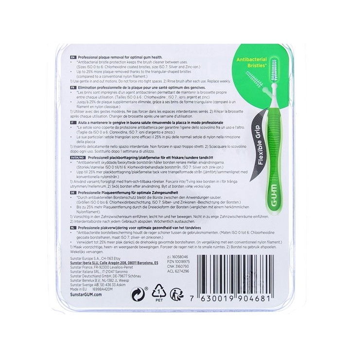 Trav-ler brossettes inerdentaires Multipack x10 tailles - Gum - IllicoPharma