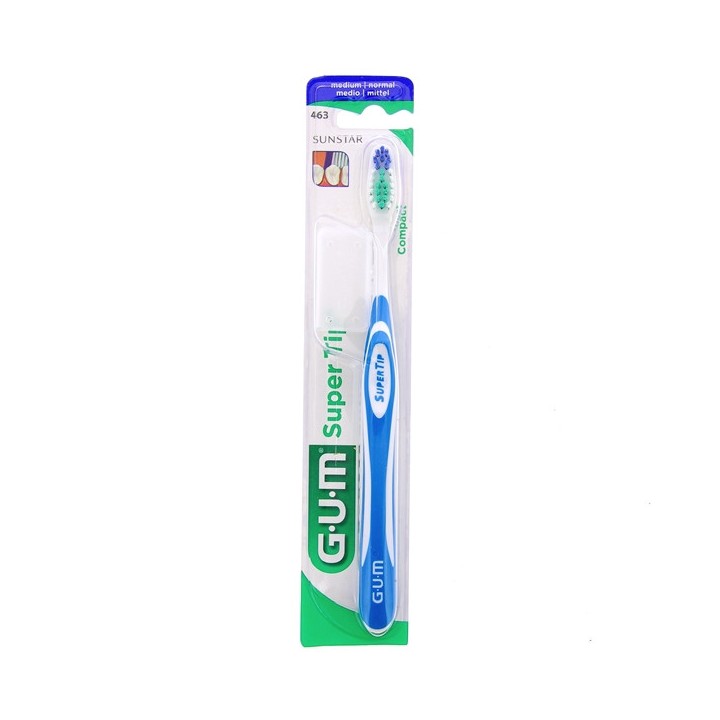 Brosse à dents Super Tip Medium Compacte - Gum - IllicoPharma